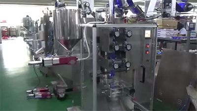 Envasadora vertical de sachet para líquidos viscosos, DC-338-1