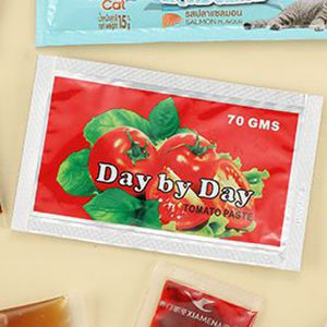 Envasadora vertical de sachets para aderezos / salsas