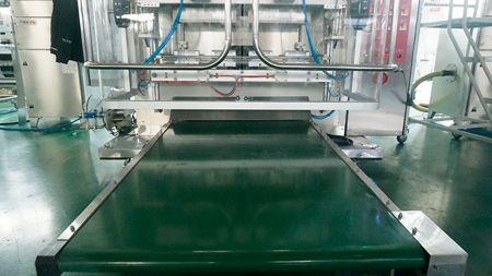 Cinta transportadora de productos terminados