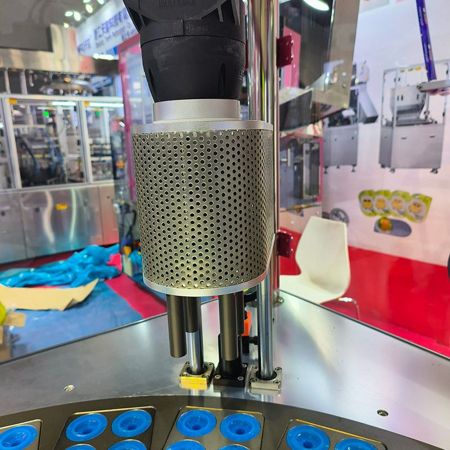 Calentador para alimentación de material